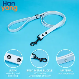 Oem Pet Accessoires Hondenriem Multifunc Pet Lead Leash Sterke Heavy Duty Waterdichte Rubber Pvc Hondenriem Voor Middelgrote Grote Honden