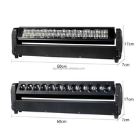 Fullcolor 12*8W RGBW 4in1 LED faisceau de rideau barre mobile lumière DMX512 avec effet de chasse pour DJ Concert événement spectacle éclairage de scène