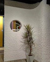 Panneaux muraux en pierre flexible MCM, pierre artificielle légère pour une installation facile dans les maisons et les bureaux, design extérieur, résistant au feu
