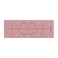 Tapis de yoga rectangulaire pliable silencieux pour intérieur en élastomère thermoplastique 183 cm 6 mm, idéal pour dortoir, sans odeur, pour la danse et le yoga