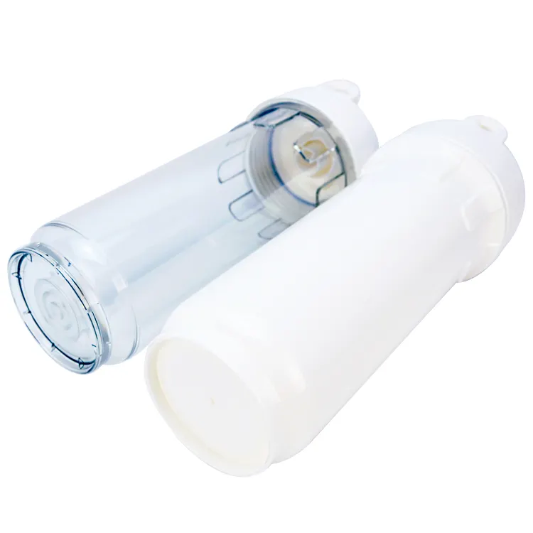 2024 10 pollici alloggiamento filtro bianco Ro membrana cartuccia trasparente alloggiamento acqua parti filtro