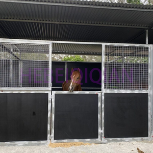 Gegalvaniseerde Draagbare Schuilplaatsen Voor Paarden Met Hdpe-Panelen Buiten Tijdelijke Paardenstallenstal Met Hdpe-Panelen - Product Image 3