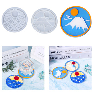 INTODIY nuovi arrivi modello irregolare sottobicchiere stampi artigianali in <span class=keywords><strong>Resina</strong></span> stampi personalizzati De Silicona Para <span class=keywords><strong>Resina</strong></span> <span class=keywords><strong>Epox</strong></span> Manualidades - Product Image 5