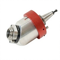 حامل أدوات HQD عالي الدقة 7000-12000 دورة في الدقيقة، رأس منشار بزاوية 45 درجة ISO30-ER25 لمحرك CNC ATC