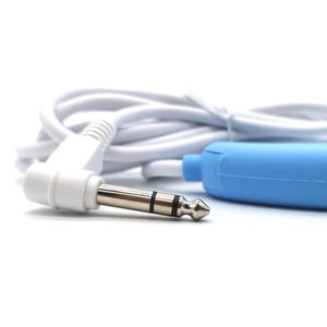 2 Tasten Silikon Mobil teil Krankens ch wester Anruf Anhänger 6,35mm Stereo TRS Telefonbuchse Kabel - Product Image 5