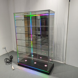 Vitrina de Vidrio Templado Personalizada de Visión Completa en Oferta, Moderna Vitrina de Exhibición de Vidrio - Product Image 6