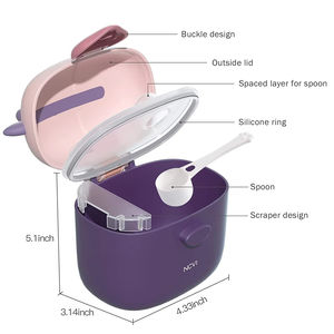 Contenedor <span class=keywords><strong>de</strong></span> almacenamiento <span class=keywords><strong>de</strong></span> <span class=keywords><strong>leche</strong></span> en polvo infantil sin BPA NCVI, caja dispensadora <span class=keywords><strong>de</strong></span> fórmula y cuchara para recién <span class=keywords><strong>nacido</strong></span> - Product Image 6