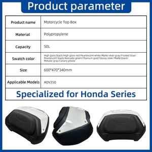 Venta Directa de Fábrica SPD, Baúl para Motocicleta de PP, Caja de Equipaje de 50L, Diseño Desmontable, para <span class=keywords><strong>Honda</strong></span> ADV350 - Product Image 3