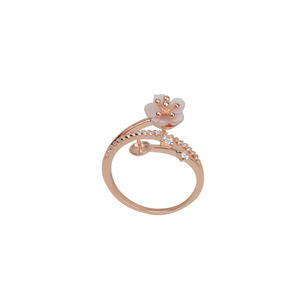 Anillo de Plata S925 con Extremo Cerrado y Anillo de Flor Pequeña para 5-7 Perlas, Accesorios de Joyería DIY, Soporte 131 - Product Image 5