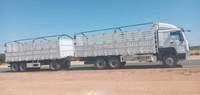Camion cargo de clôture 6x4, prix usine en chine, camion avec remorque complète, bon prix, bien vendu en Somali et à dubaï