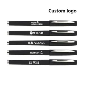 X1031-2 Promotional <b>Cheap</b> OEM Gel <b>Pen</b> 0.5MM Business Sublimation Plastic Gel Ink Custom <b>Pens</b> With Logo School Office Supplies - Product Image 3