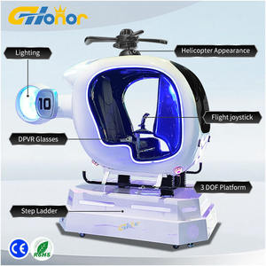 Commercial 9d Vr Avion Enfants VR Avion Avion Volant Machine De Jeu Avec 360 Degrés Vision Libre vr simulateur de vol - Product Image 4