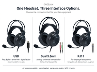 Auriculares Profesionales para Exámenes Educativos, con Cancelación Activa de Ruido, Micrófono, Cable USB, Hi-Fi, Resistentes al Agua IPX-2, OEM, ODM, Metálicos