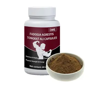 混合胶囊与Fadogia Agrestis，Ashwagandha和Tongkat Ali的草药提取物