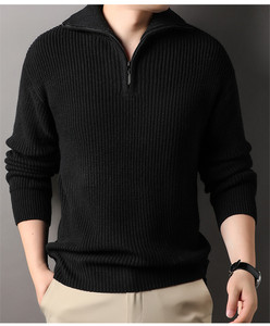 <span class=keywords><strong>Maglione</strong></span> da <span class=keywords><strong>Uomo</strong></span> Moda Streetwear Autunno Inverno Casual <span class=keywords><strong>Slim</strong></span> <span class=keywords><strong>Fit</strong></span> Manica Lunga Antirughe Leggero - Product Image 4