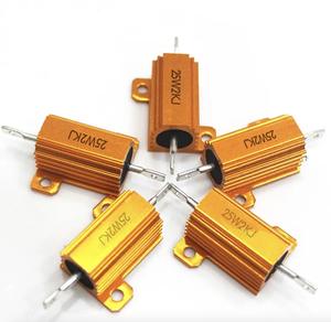 Prix spécial RX24 100W coque en <span class=keywords><strong>aluminium</strong></span> doré résistance filaire résistance haute puissance résistance de décharge décodage résistance de freinage - Product Image 5