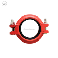 Raccord d'angle en fonte ductile pour système de lutte contre l'incendie, surface peinte, garantie 3 ans, fabriqué en Chine