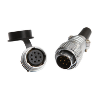 Connecteur de câble aviation PLS20 7 broches 8 broches, prise circulaire femelle et fiche mâle WP20 P20