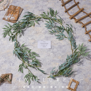 Rama de flor de seda de sauce artificial Yixuan de 30cm-100cm para decoración de bodas y decoración del hogar. - Product Image 5