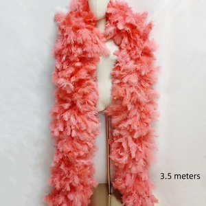 Đẹp 3.5 Mét Yards Lớn Đà Điểu Lông Boa Fluffy Boa Đà Điểu Lông Cho Hiệu Suất Chương trình Showgirl Khiêu Vũ Trang Phục - Product Image 4