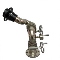 Canon à eau manuel fixe haute pression en acier inoxydable SS304 robuste Hong'an pour applications industrielles et marines