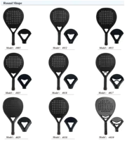 Custom Tennis Paddleball Racket, Full Carbon Fiber
