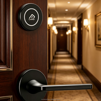 Cerradura de Puerta de Aluminio Multiusos Compatible con Cloud, Acero/Latón LF&HF, Gestión de Sistema/Funcionamiento Autónomo para Uso Residencial y Hotelero