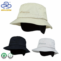 Sombreros de Pescador con Logotipo Bordado Personalizado, Producción en Masa Directa de Fábrica, con Cubre Cuello para Viajes y Senderismo al Aire Libre