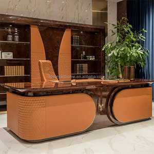 Escritorio de oficina ejecutivo de lujo moderno, muebles de oficina para el hogar de gama alta, últimos diseños plegables para uso en villas - Product Image 2