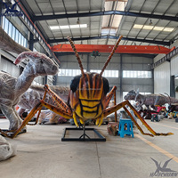 Statue d'insecte de Simulation réaliste d'insecte de grande taille de haute qualité modèle animatronique criquet pour l'affichage d'exposition