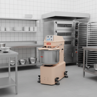 Nouveau Mélangeur à Spirale Commercial en Acier Inoxydable Haute Efficacité 28,5 kg pour Lait et Farine, Idéal pour Boulangeries et Moulin à Farine