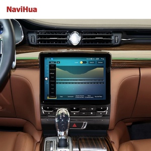 Autoradio Android avec écran tactile NaviHua, navigation GPS, lecteur multimédia vidéo pour Maserati Quattroporte 2016-2020, Carplay - Product Image 1
