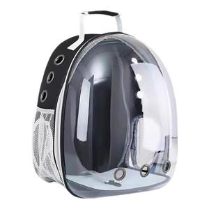 Sac de transport panoramique transparent pour chat et chien, en lin, antidérapant, amovible, lavable, léger, respirant, avec bandoulière, fournitures pour animaux de compagnie - Product Image 4