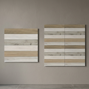 Carreaux de sol extérieurs en porcelaine émaillée numérique effet bois 400x400mm, style Cotto, pour parking, usage intensif - Product Image 3