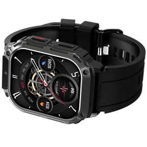 Montre connectée 5G tout réseau DF Q80 compatible WearFit Pro, double carte SIM, 16 Go, GPS, suivi sportif, caméra frontale 200W, IP68 - Product Image 4