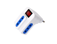 Adaptateur rotatif, adaptateur, prise 10A, 3 pièces, prise 10A, avec interrupteur