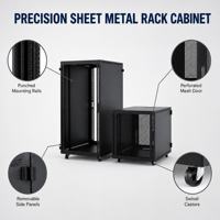 Armoire de serveur TZR, coffret réseau, fabrication sur mesure en tôle, soudage, peinture en poudre, porte, usine