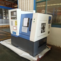 Tour CNC horizontal à lit plat de petite taille H32I avec commande GSK
