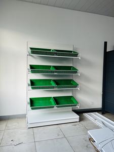 Los estantes para frutas y verduras de supermercado son producidos en fábricas chinas. - Product Image 3