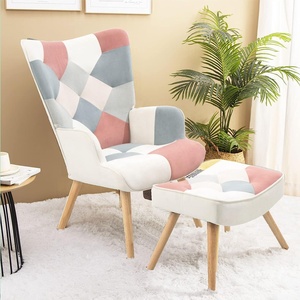 Moderna camera da letto pigra soggiorno Chaise e pouf Set <span class=keywords><strong>Relax</strong></span> Deck reclinabile Set sedie <span class=keywords><strong>a</strong></span> <span class=keywords><strong>sdraio</strong></span> con poggiapiedi - Product Image 6