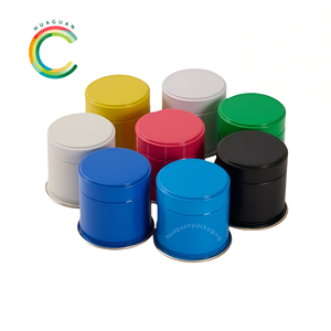 Hộp thiếc đựng trà matcha trống, màu tùy chỉnh, đạt chuẩn thực phẩm, thân thiện với môi trường, chất liệu thiếc, có nắp vặn kín khí - Product Image 1