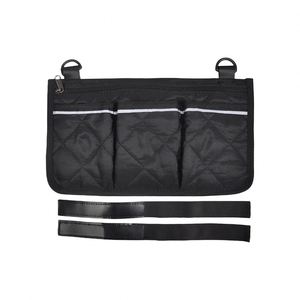 Sac de rangement latéral pour fauteuil roulant ou poussette avec bande réfléchissante, sac de rangement suspendu pour fauteuil roulant, sac cube - Product Image 6