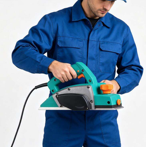 Raboteuse <span class=keywords><strong>Électrique</strong></span> Portative Industrielle 82mm à Profondeur Réglable, Moteur en Cuivre Pur 710W, pour le Travail du Bois - Product Image 6