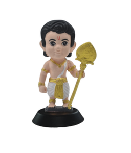 พระพุทธรูปพระพักตร์ศรีกษรีรักษ์ (สีน้ำเงิน) งานเพ้นท์มือ ของตกแต่งทางจิตวิญญาณสำหรับบ้าน วัด สำนักงาน โต๊ะทำงาน คอนโซลรถยนต์ และของขวัญ - Product Image 4