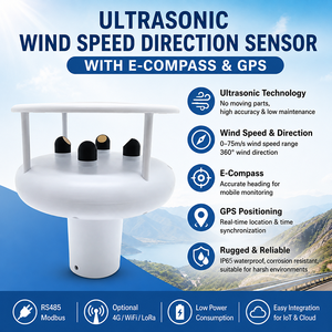 <span class=keywords><strong>Anemometro</strong></span> Marino 2 in 1 a Basso Costo, RS485 0-60m/s, Strumento Meteorologico per Misurazione Velocità e Direzione del Vento - Product Image 2