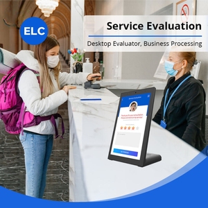 무료 스탠딩 데스크탑 L 모양 8 인치 태블릿 안드로이드 11 WIFI BT4.0 디지털 간판 터치 스크린 레스토랑 - Product Image 5