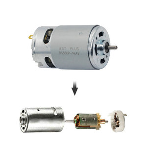 Tournevis électrique cc à couple élevé de 37mm de diamètre, moteur 550, moteur de direction, <span class=keywords><strong>brosse</strong></span> en carbone - Product Image 3