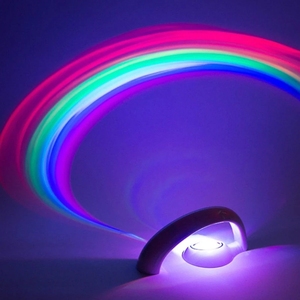Lampe de projection <span class=keywords><strong>arc</strong></span>-<span class=keywords><strong>en</strong></span>-<span class=keywords><strong>ciel</strong></span> LED, veilleuse colorée, projecteur 3D, lampe de table pour chambre d'enfant, décoration de <span class=keywords><strong>la</strong></span> maison - Product Image 2