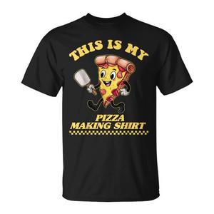 Camiseta para Hombres Amantes de la Pizza: Esta es mi Camiseta para Hacer Pizza - Producto Promocional - Product Image 1