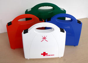 Kit de seguridad montado en la pared, caja de botiquín de primeros auxilios promocional de plástico grande, contenedor impermeable de plástico plano para medicamentos - Product Image 5
